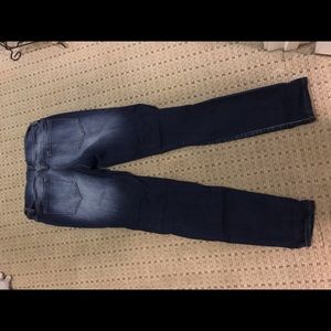 Dark wash skinny jeans by kancan